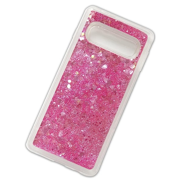 Glitter Skal till Samsung Galaxy S10 Plus - Rosa Rosa