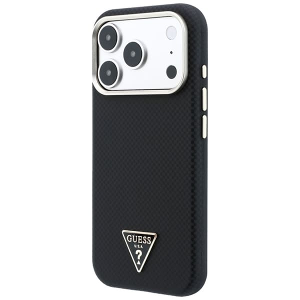 Guess Mobilskal För iPhone 18 Pro Max/17 Pro Max Magsafe Kevlar Triangle Logo