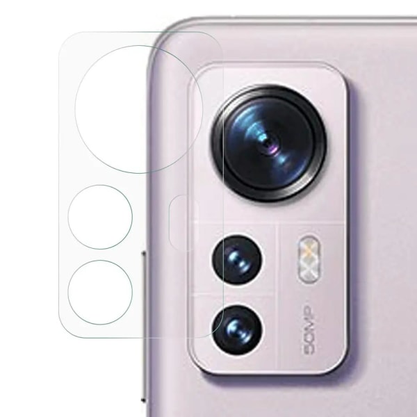 Xiaomi 12 Pro kamera linsecover i hærdet glas - klar