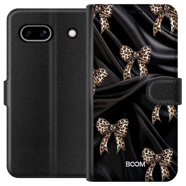 Plånboksfodral till Google Pixel 7a med Leopard Bow