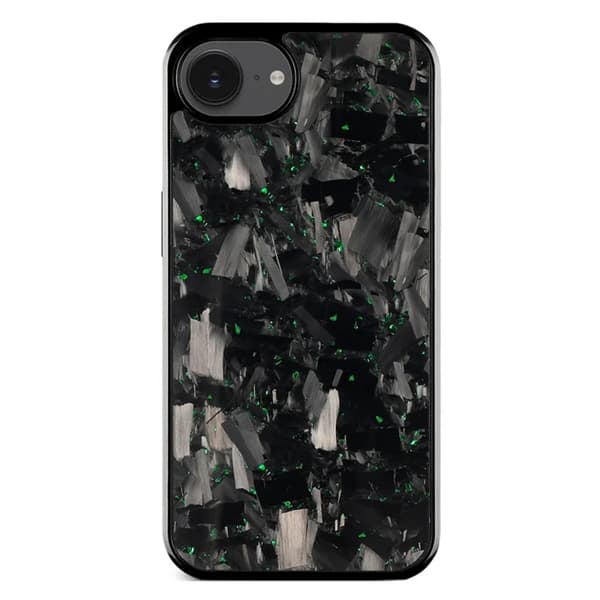 Mobilskal till iPhone 16e Aramid Fiber Forged - Grön Grön