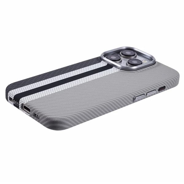Mobilskal till iPhone 14 Pro Max Magsafe Aramid Fiber - Grå Grå