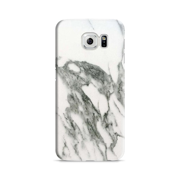 Skal till Samsung Galaxy S6 - Marble - Vit/Grå