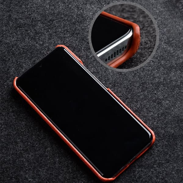 MELKCO Mobilskal till Xiaomi 14 Äkta Läder Belagt PC - Ljusblå