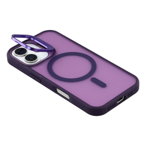 Mobilskal till iPhone 17 MagSafe Lins Kickstand - Lila Lila