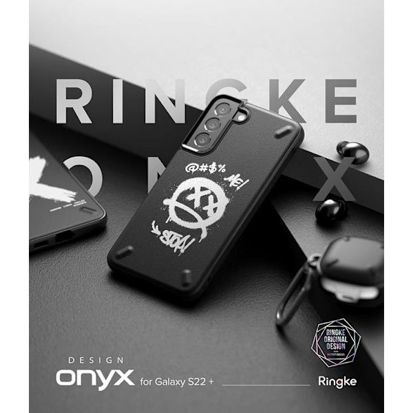 Ringke Onyx Holdbart Etui Galaxy S22 Plus - Sort Svart