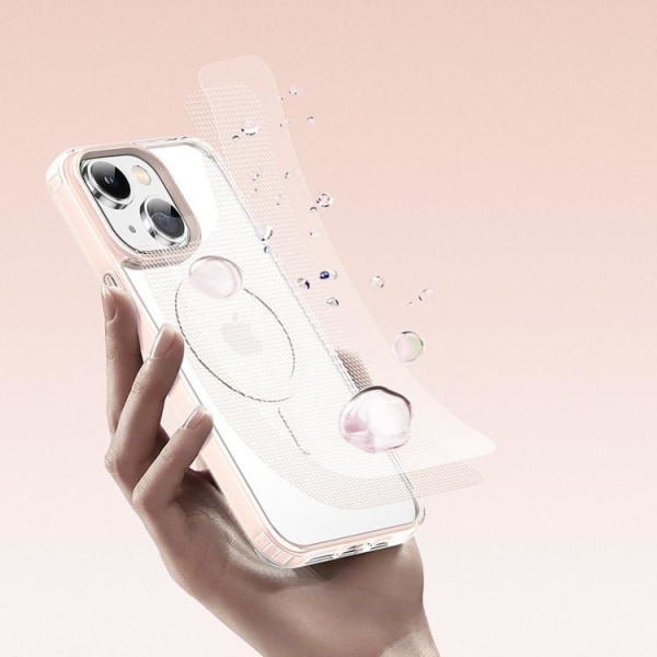 Dux Ducis iPhone 14 Plus -kotelo MagSafe Clin2 Magnetic - vaaleanpunainen