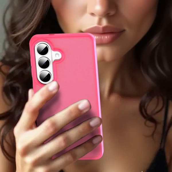 Samsung Galaxy S26 Skal Touch Matte TPU - Rosa