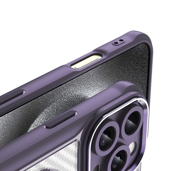 Mobilskal till iPhone 16 Pro MagSafe Silikon Leading - Lila Lila