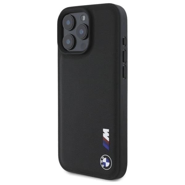 BMW Mobilskal till iPhone 16 Pro Max Smooth Rubber Logo - Svart Svart