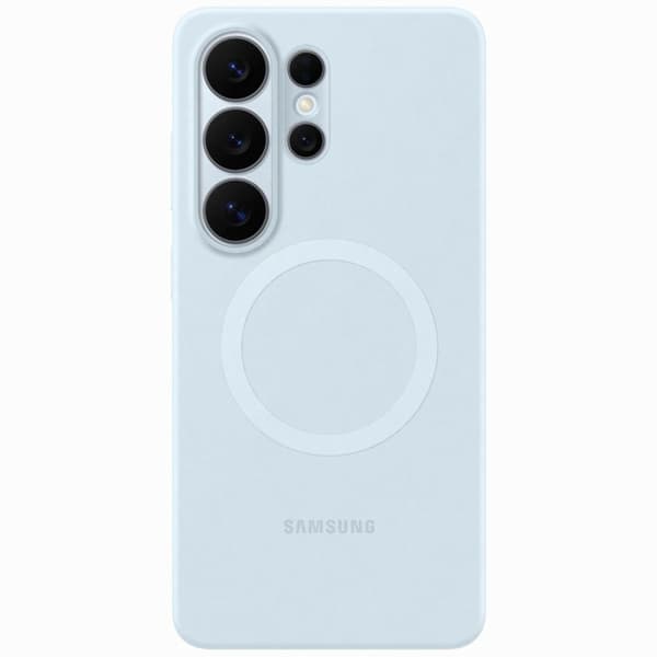 SAMSUNG Mobilskal För Galaxy S26 Ultra MagSafe Silikon Magnet - Ljusblå Blå