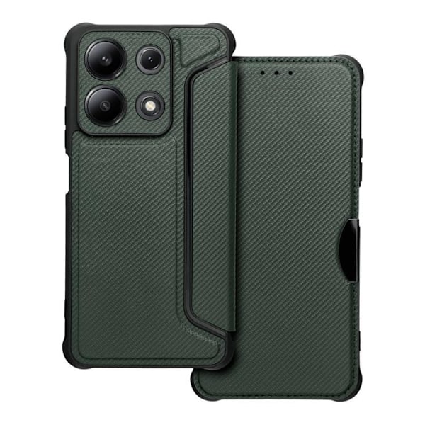 Xiaomi Redmi Note 13 4G Plånboksfodral Razor - Grön