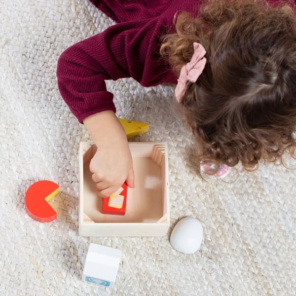 MND Leksak Wooden Food Groups Play Set - Dairy Trä