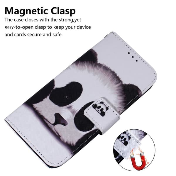 Plånboksfodral för Samsung Galaxy S26 Plus Mönstertryck Konstläder - Panda
