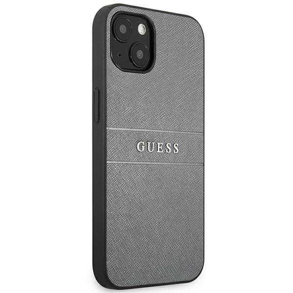 Guess Saffiano Strap Skal iPhone 13 mini - Harmaa Grey