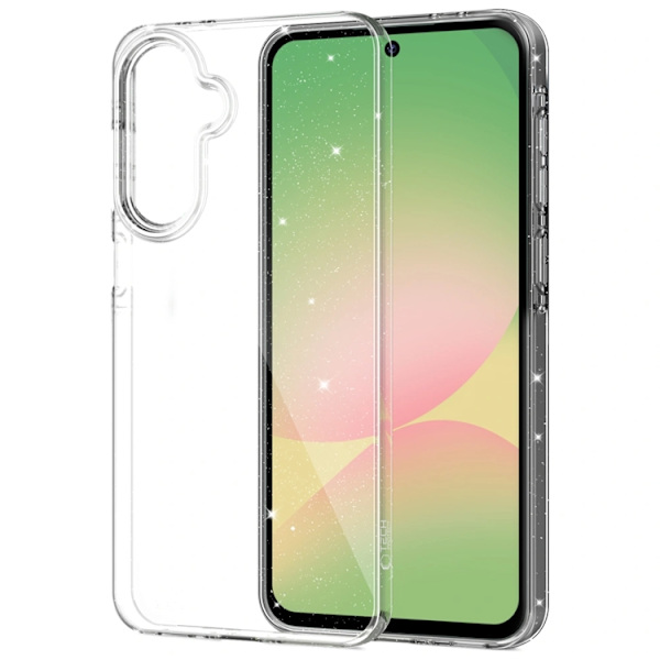 Tech-Protect Mobilskal För Galaxy A27 Flexair - Glitter Transparent