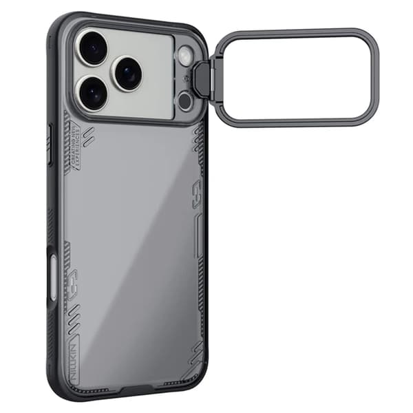 NILLKIN Mobilskal till iPhone 17 Pro Max Iceblade Prop Kickstand Svart
