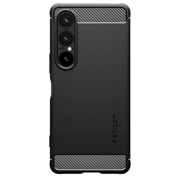 Telefontaske til Sony Xperia 1 VII Rugged Armor - Mat Sort Svart