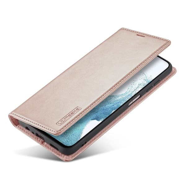 LC.IMEEKE Samsung Galaxy S24 FE Plånboksfodral Konstläder - Roséguld