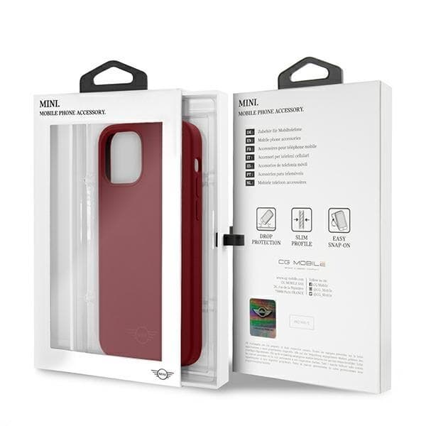 MINI Silicone Tone On Tone Skal iPhone 12 Pro Max - Punainen Red