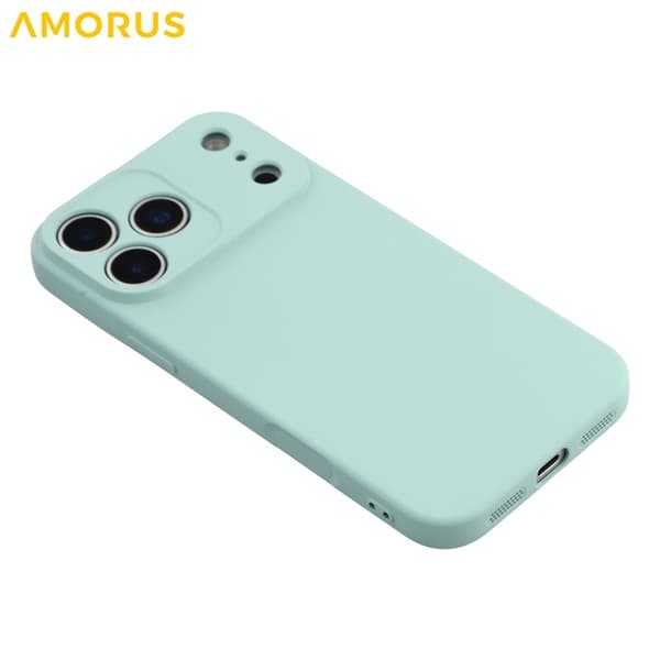 AMORUS Mobilskal till iPhone 17 Pro Precise Cutouts TPU Fiber - Blå Blå