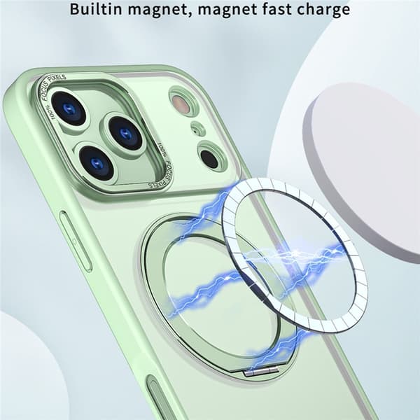 Mobilskal till iPhone 17 Pro Max MagSafe Kickstand - Grön Grön