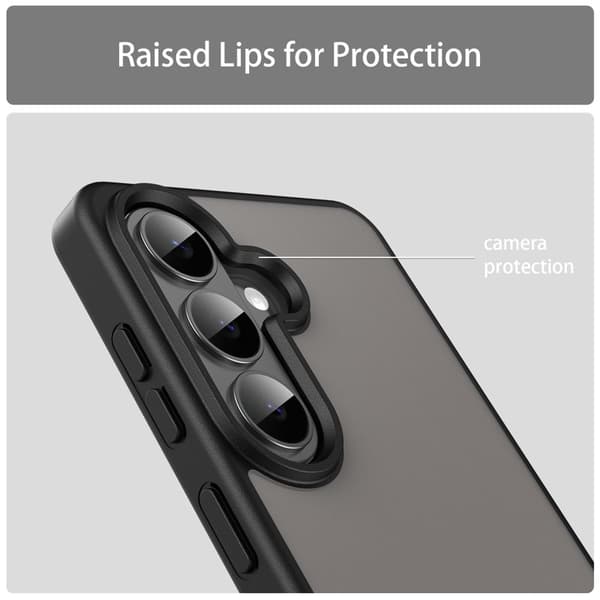 Samsung Galaxy S26 Skal Touch Matte Anti Drop TPU - Svart