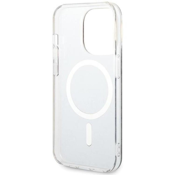 Guess iPhone 15 Pro Mobilskal Magsafe IML 4G - Sort Black