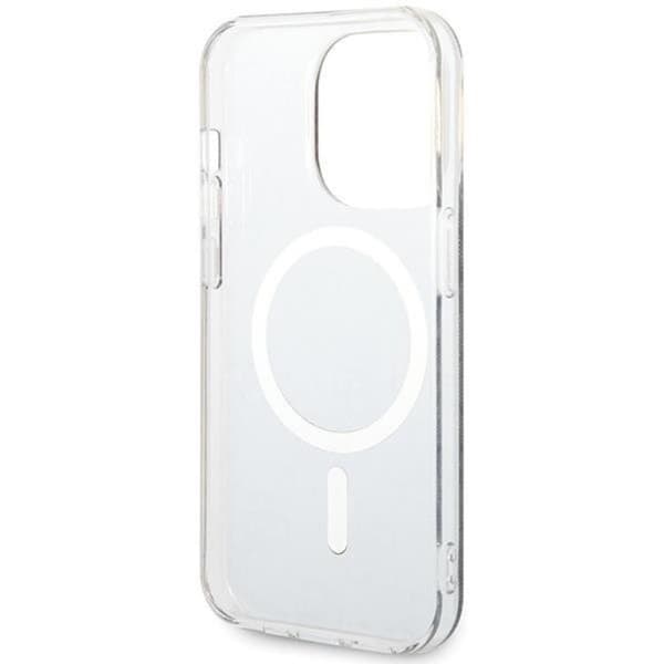 Guess iPhone 15 Pro -puhelinkotelo Magsafe IML 4G - Musta Black