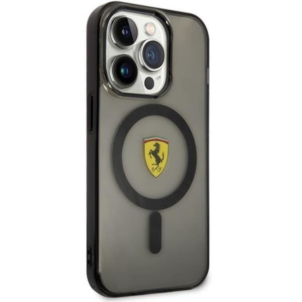 Ferrari iPhone 14 Pro Max Mobilskal Magsafe Translucent - Svart