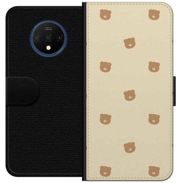 OnePlus 7T tegnebog med bjørnemønster