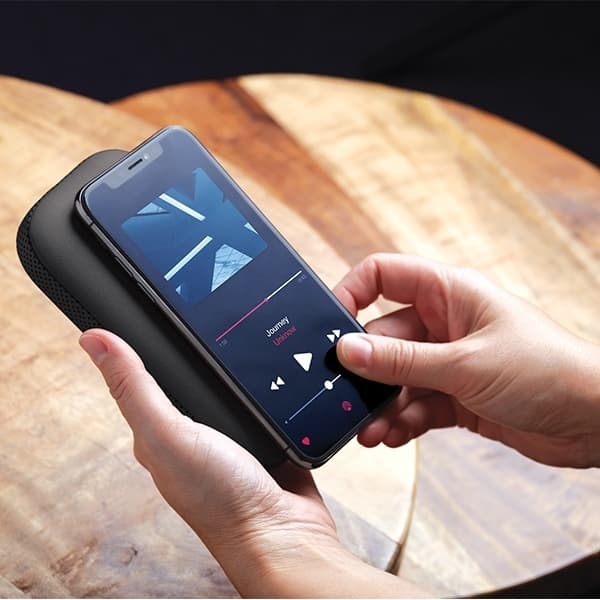 Lexon Trådlös PowerBank 5000mAh med Bluetooth-Högtalare - Svart Svart