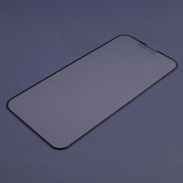 Skyddsglas 6D Matt till iPhone 12 Pro Max med Svart Ram Svart