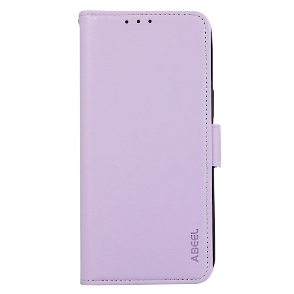 ABEEL iPhone 15 Plånboksfodral RFID-Skydd Lila