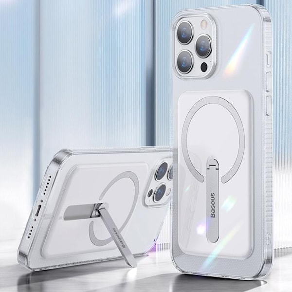 Baseus iPhone 13 Skal MagSafe Magnetic - Transparent