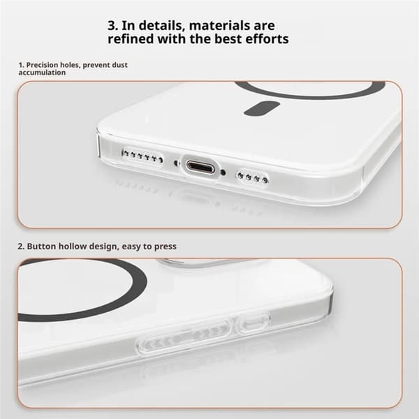 Mobilskal till iPhone 15 Pro MagSafe Compatible Protective Svart