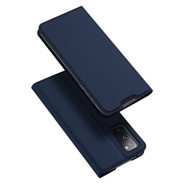 DUX DUCIS Skin Pro Samsung Galaxy S20 FE Plånboksfodral KonstLäder - Blå