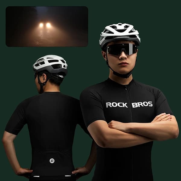Rockbros Cykeltröja Kortärmad L - Svart