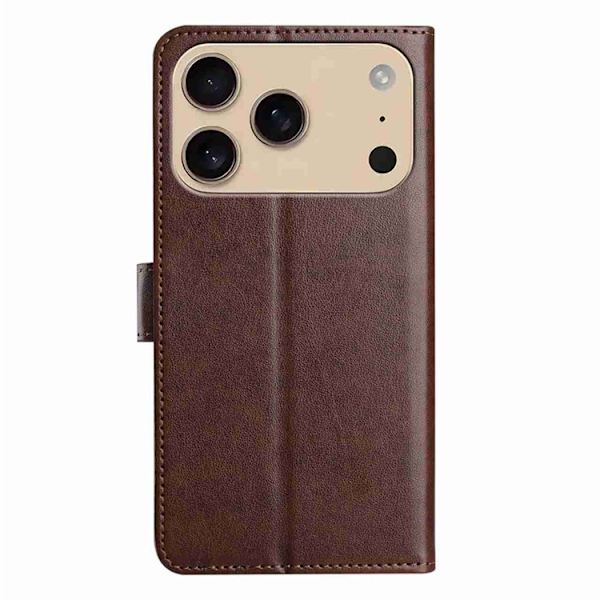 iPhone 17 Pro Plånboksfodral Folio - Coffee Brun