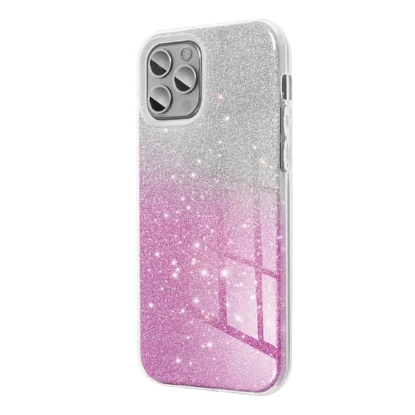 Mobilskal till Galaxy A16 5G/4G Shining - Transparent/Rosa Rosa