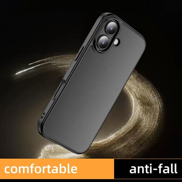 Mobilskal till iPhone 17 Airbag Anti Drop TPU Matte - Grå Grå
