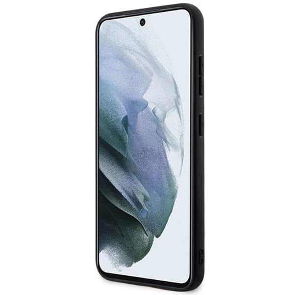 Guess telefonetui til Galaxy A55 5G Big Metal Logo - Sort Black