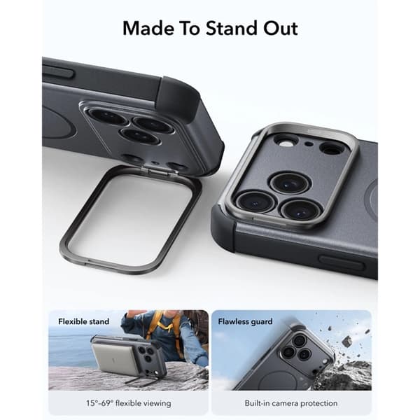 ESR Mobilskal För iPhone 17 Pro/18 Pro Magsafe Cyber Tough Kickstand