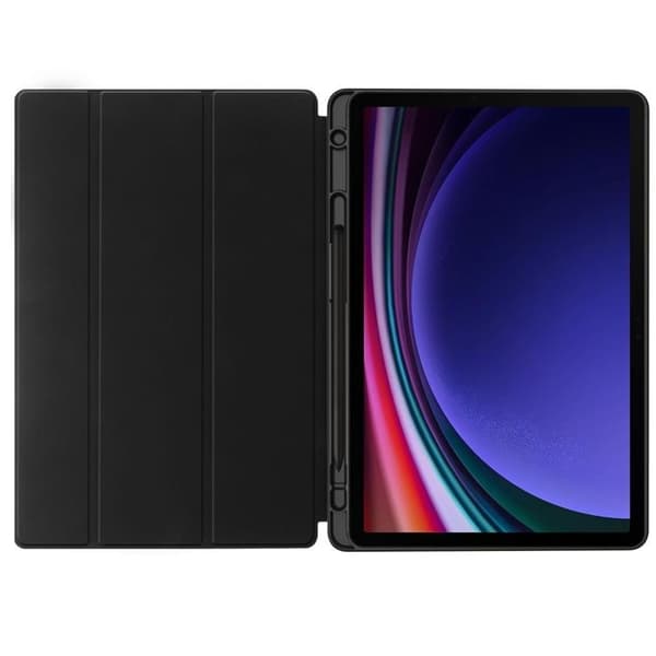 Tech-Protect Galaxy Tab S9 FE -kotelo SC Pen - Musta Svart