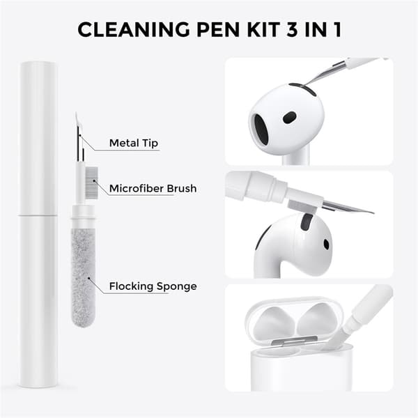 AHASTYLE AirPods 4 Mobilskal Silikon WG174 - Vit Vit