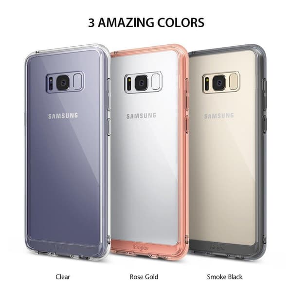 Ringke Fusion Shock Absorption Skal till Samsung Galaxy S8 Plus - Grå Grey