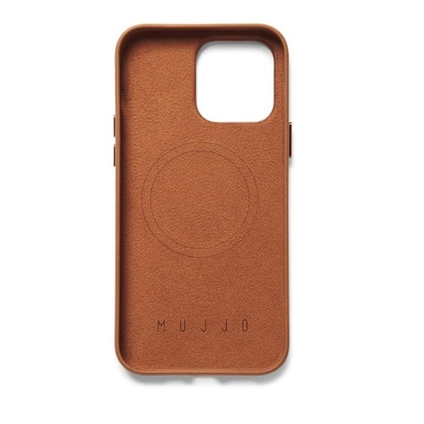 Mujjo iPhone 14 Pro Max Skal Magsafe Full Läder - Tan