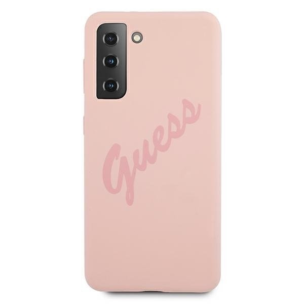 Guess Skal Galaxy S21 Plus Script Vintage - Rosa Rosa