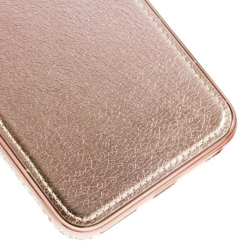 Rhinestone Bumper og Skal til iPhone 6 / 6S  - Rose Gold Roséguld