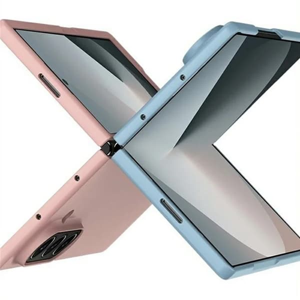 Telefontaske til Galaxy Z Fold7 Skin Touch - Sort Svart
